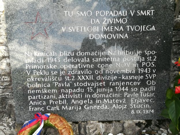 Spominsko obeležje NOB vRajdi