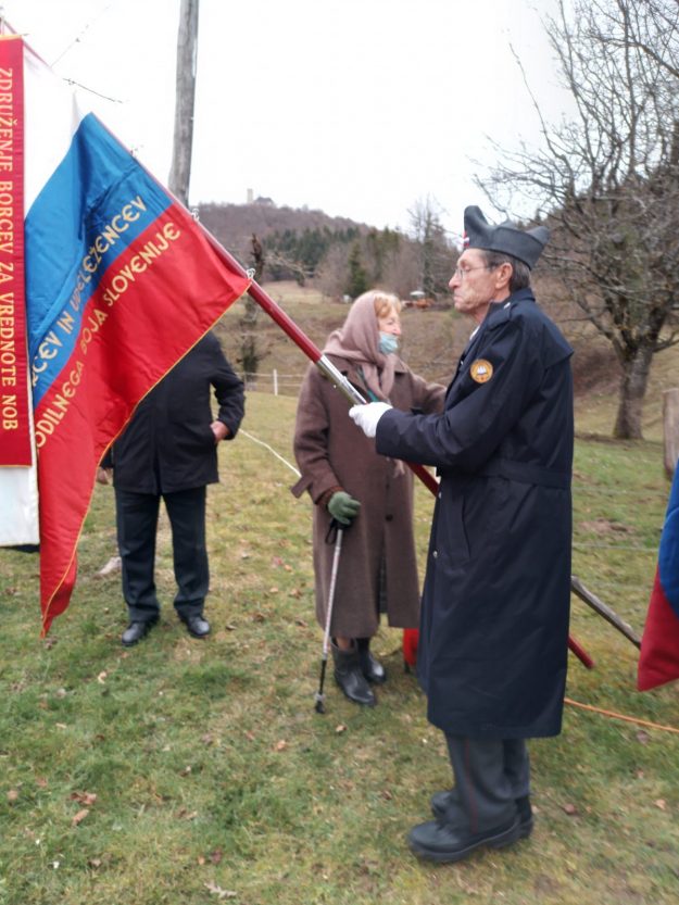 5. Praporščak Peter Čuk, ob minuti tišine.
