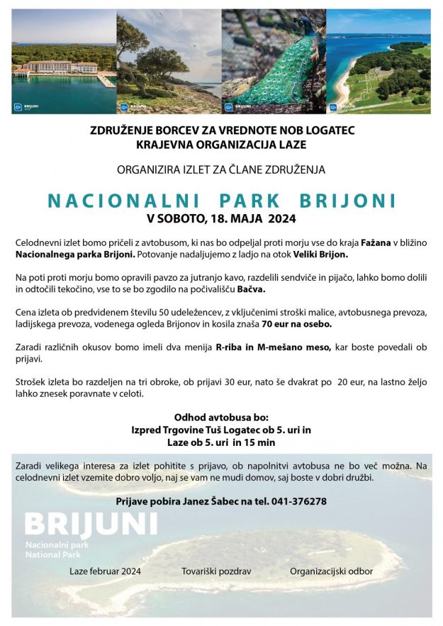Vabilo Brijoni