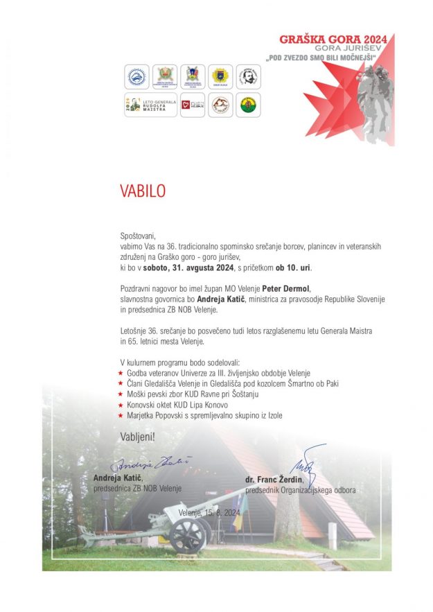 Vabilo Graška gora 2024